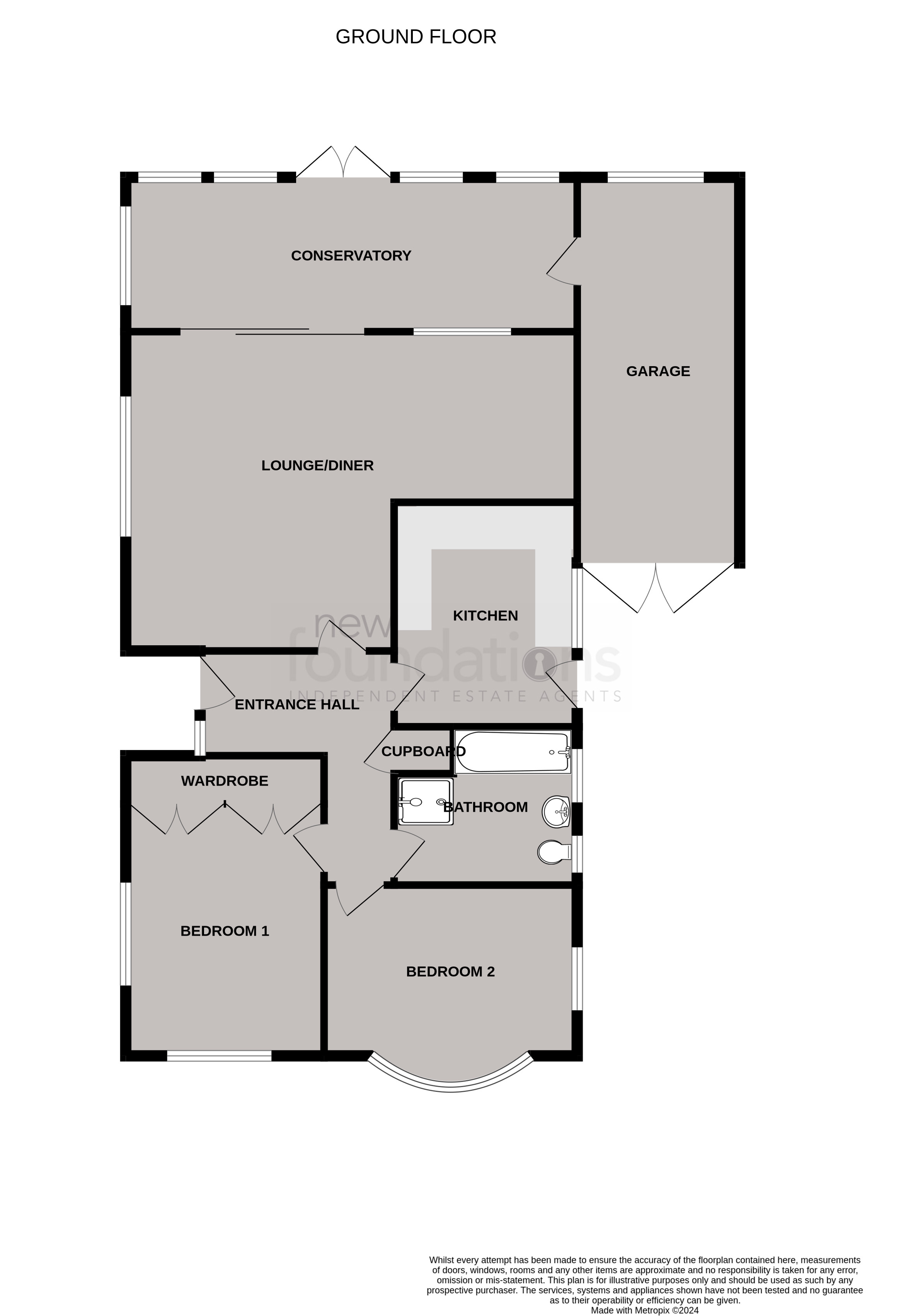 Floorplans For The Gorseway, Bexhill-on-Sea, East Sussex