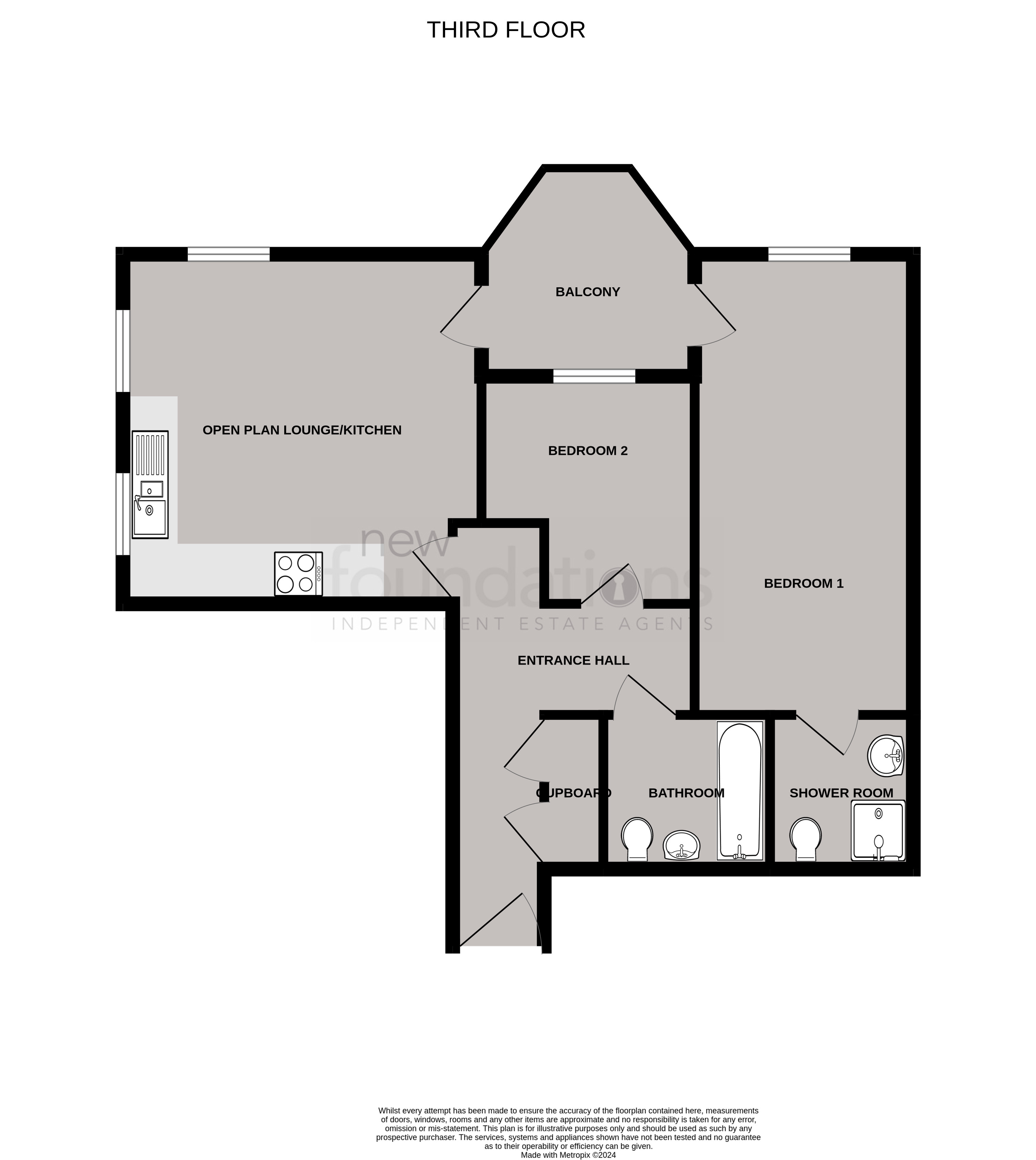 Floorplans For Paradise Walk, Bexhill-on-Sea, East Sussex