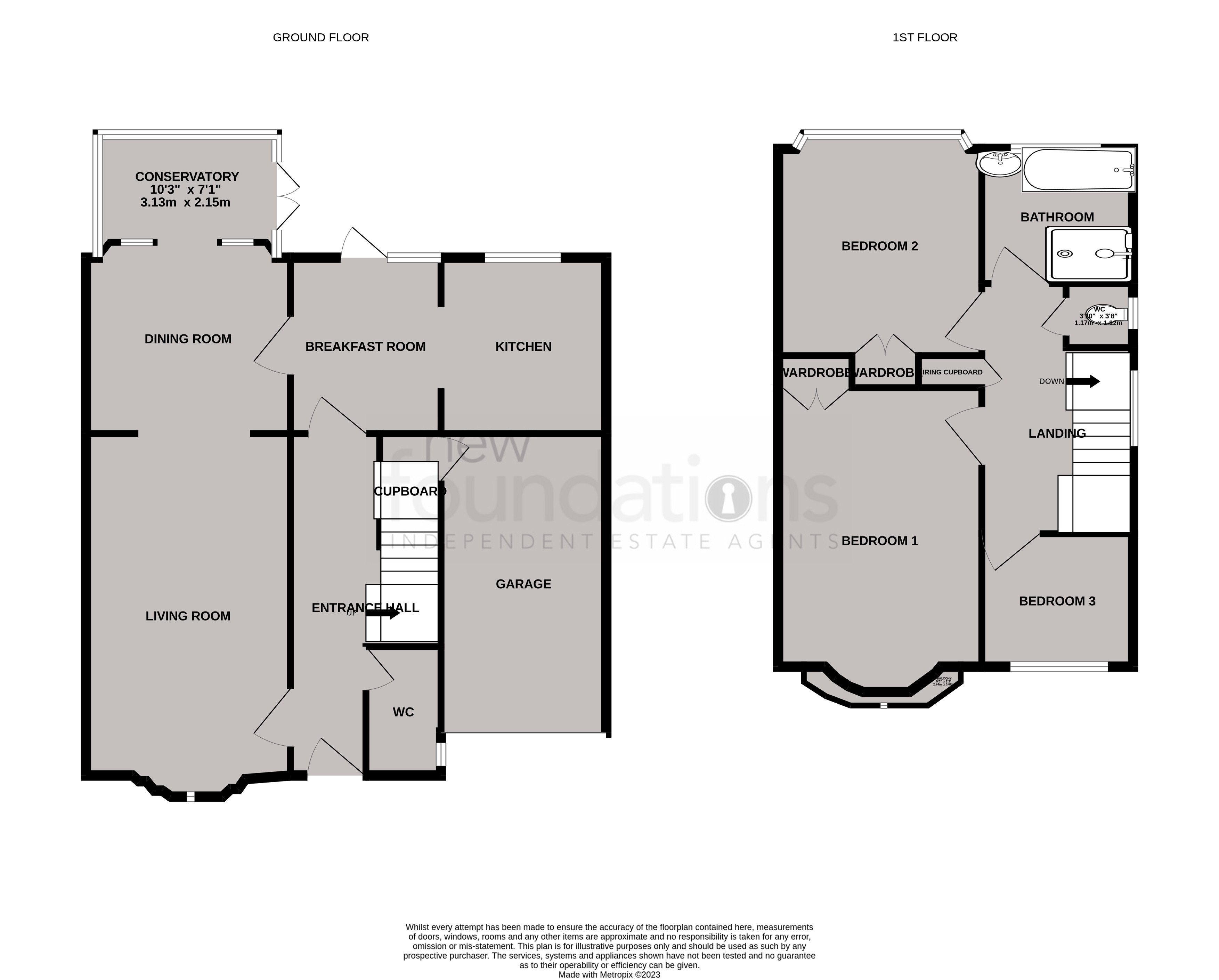 Floorplans For Cooden Close, Bexhill-on-Sea, East Sussex