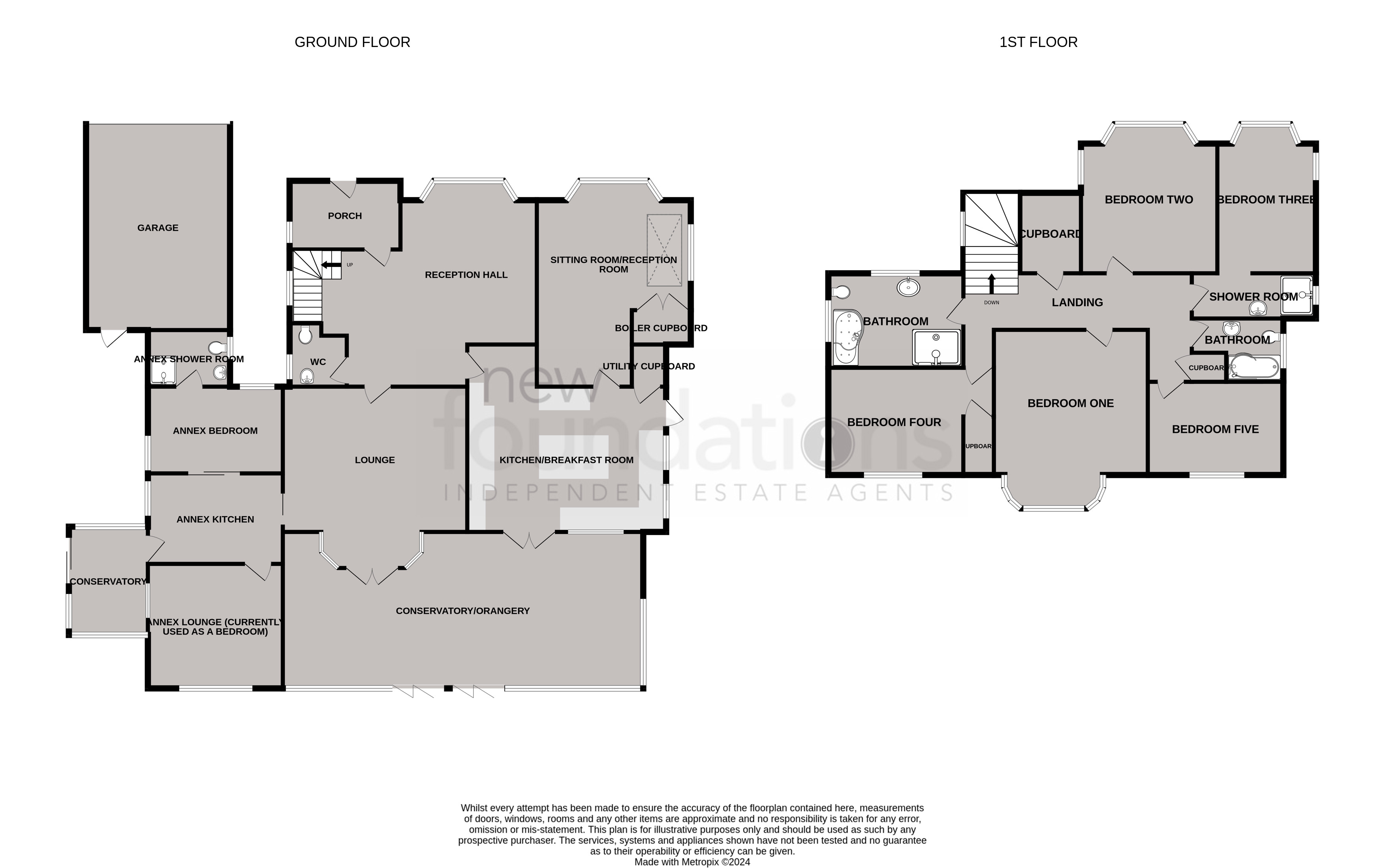 Floorplans For Collington Rise, Bexhill-on-Sea, East Sussex