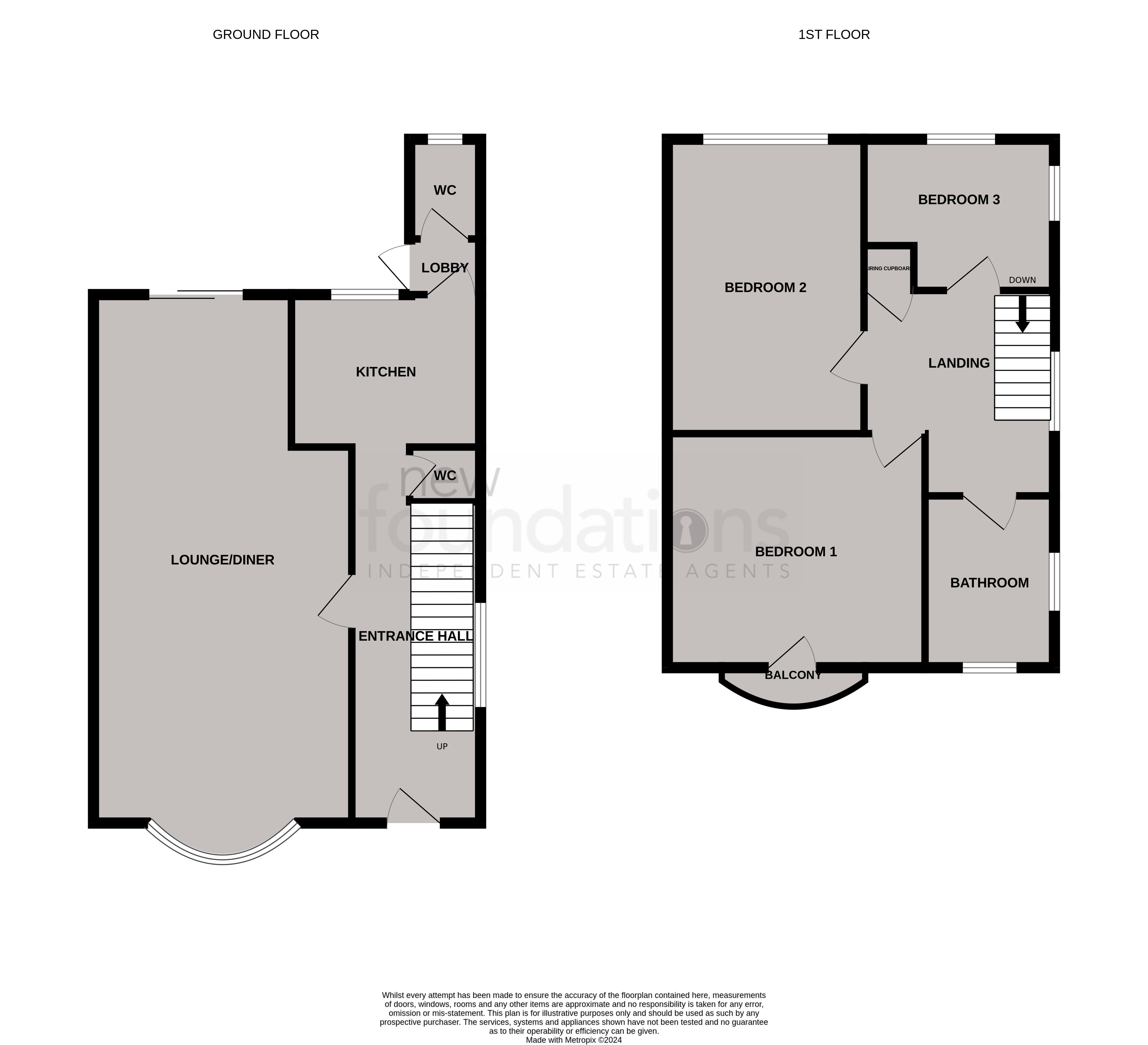 Floorplans For Courthope Drive, Bexhill-on-Sea, East Sussex