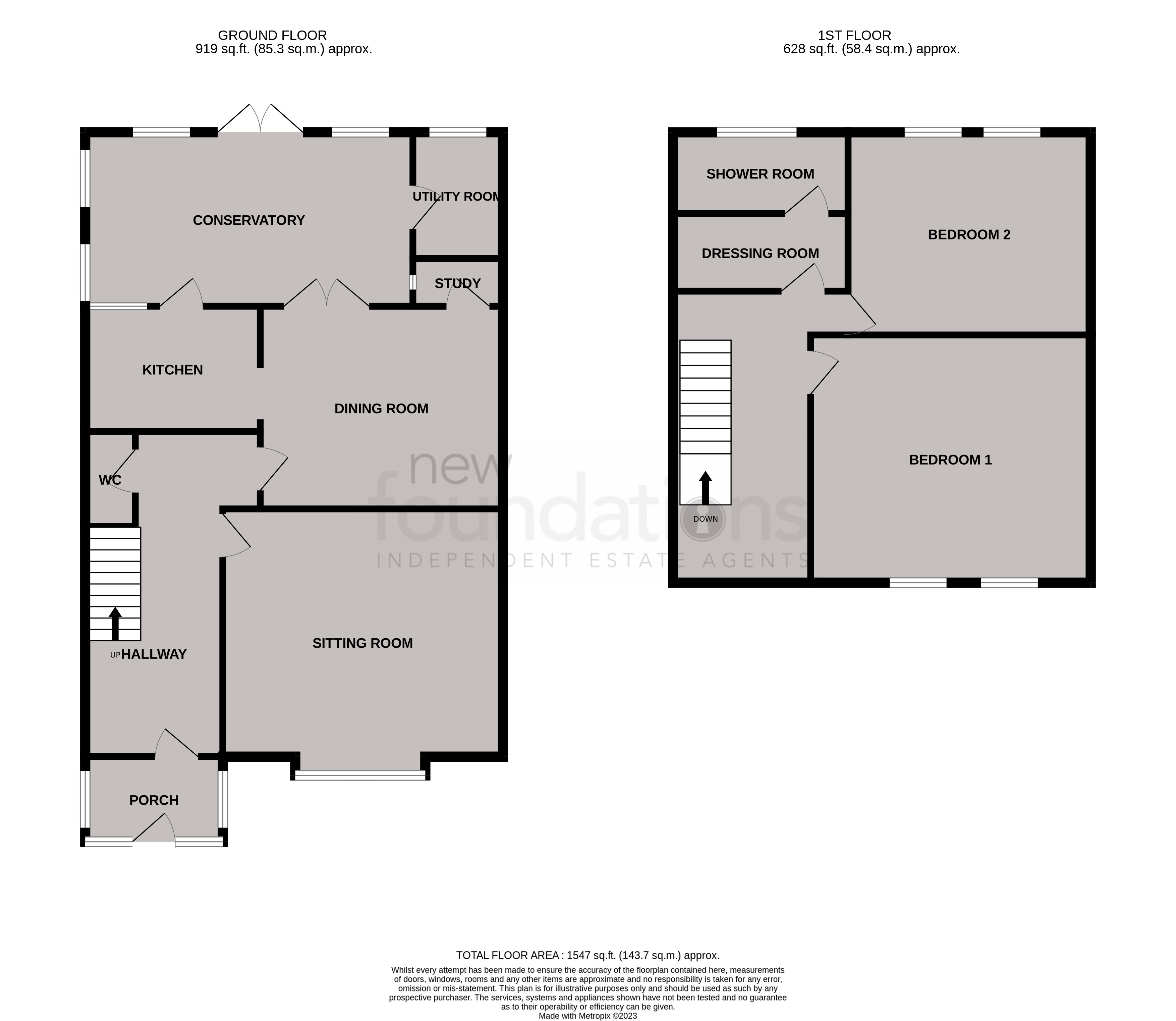 Floorplans For Peartree Lane, Bexhill-on-Sea, East Sussex