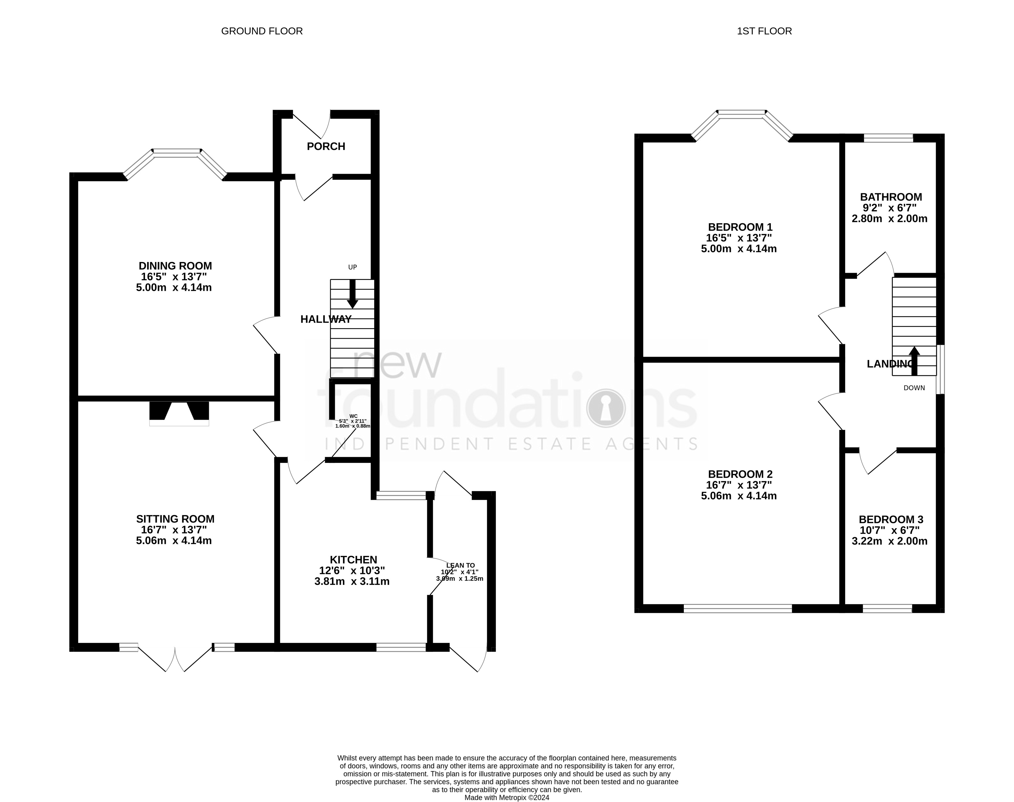 Floorplans For Little Common Road, Bexhill-on-Sea, East Sussex
