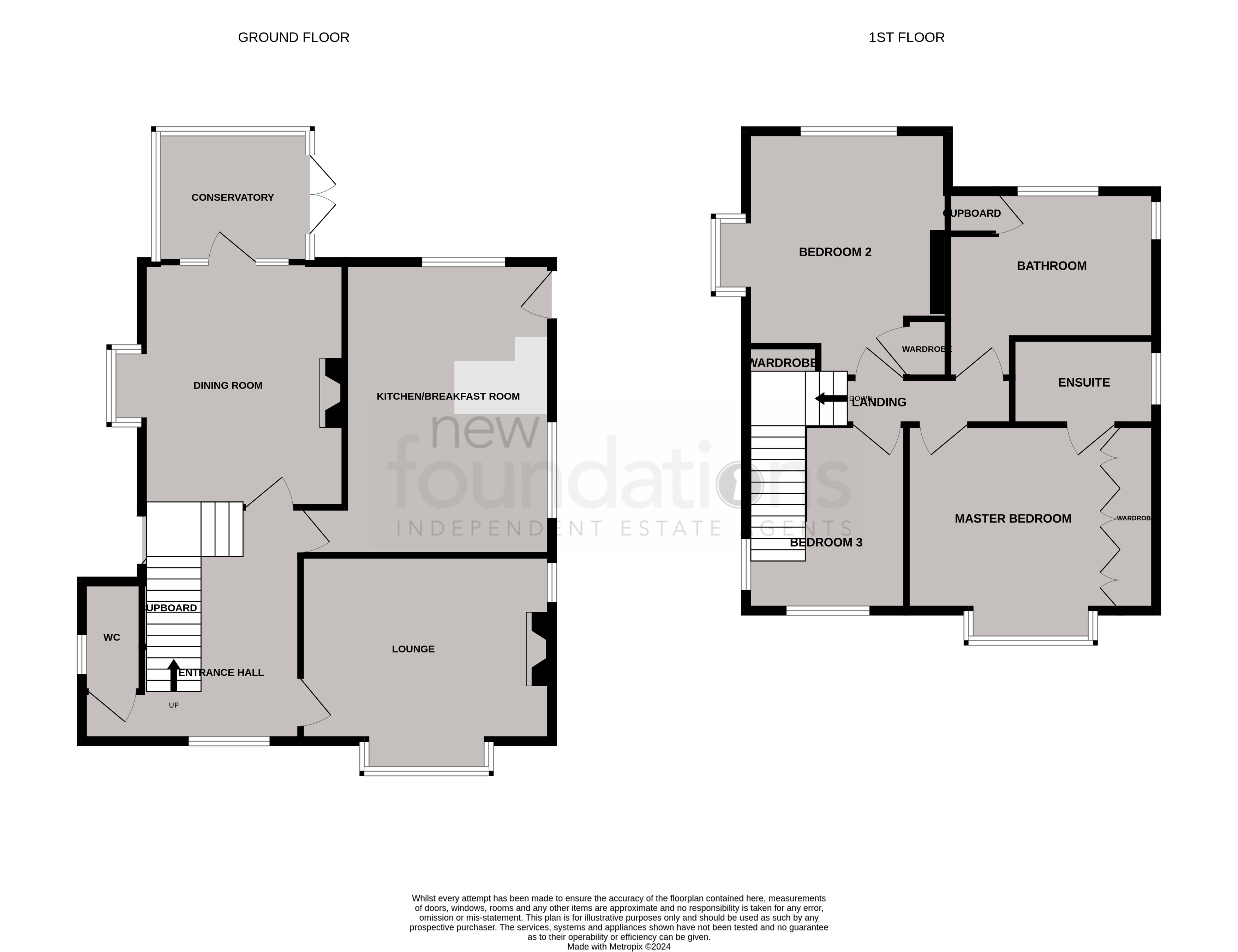 Floorplans For Little Common Road, Bexhill on Sea