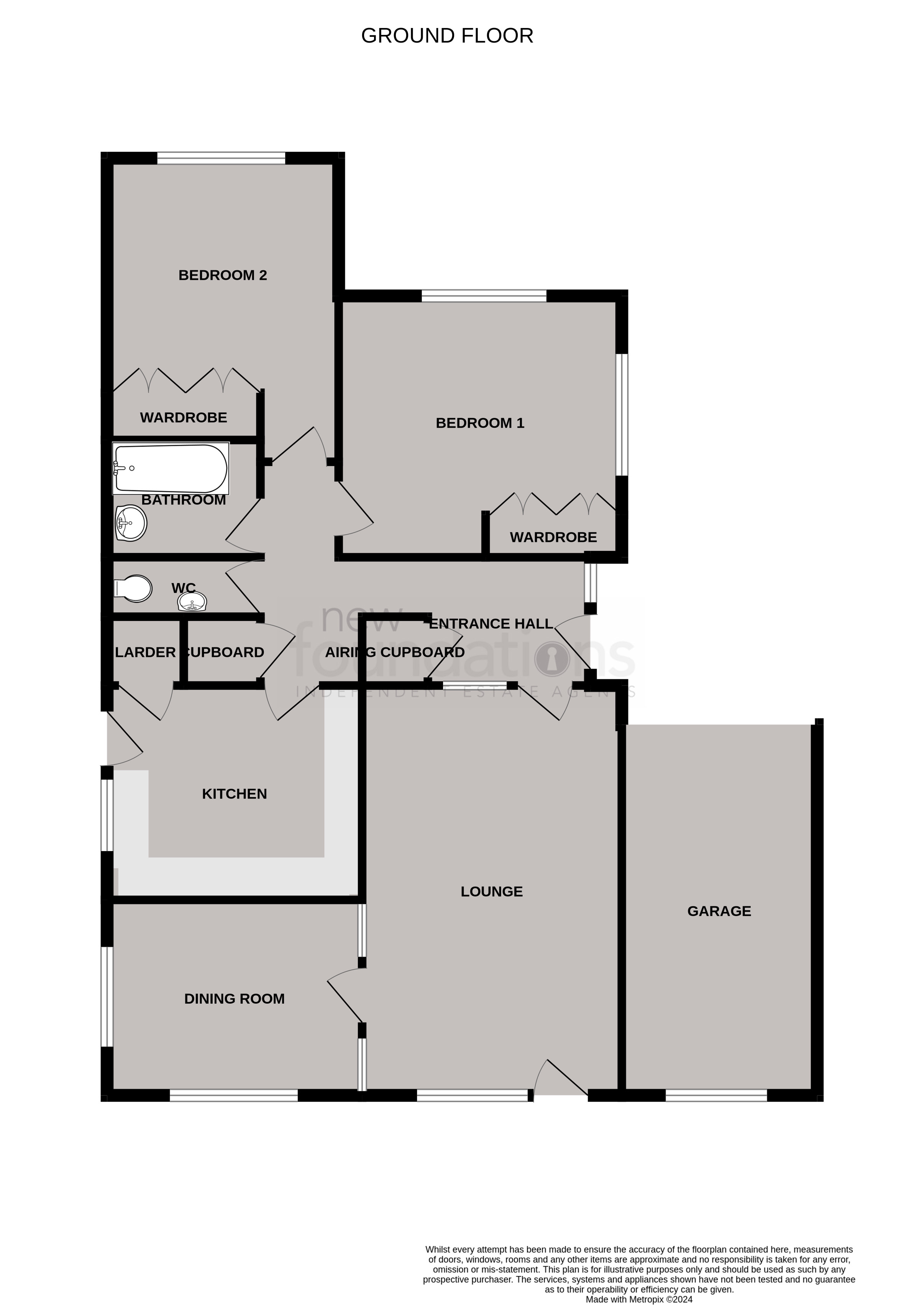 Floorplans For Kenton Close, Bexhill-on-Sea, East Sussex