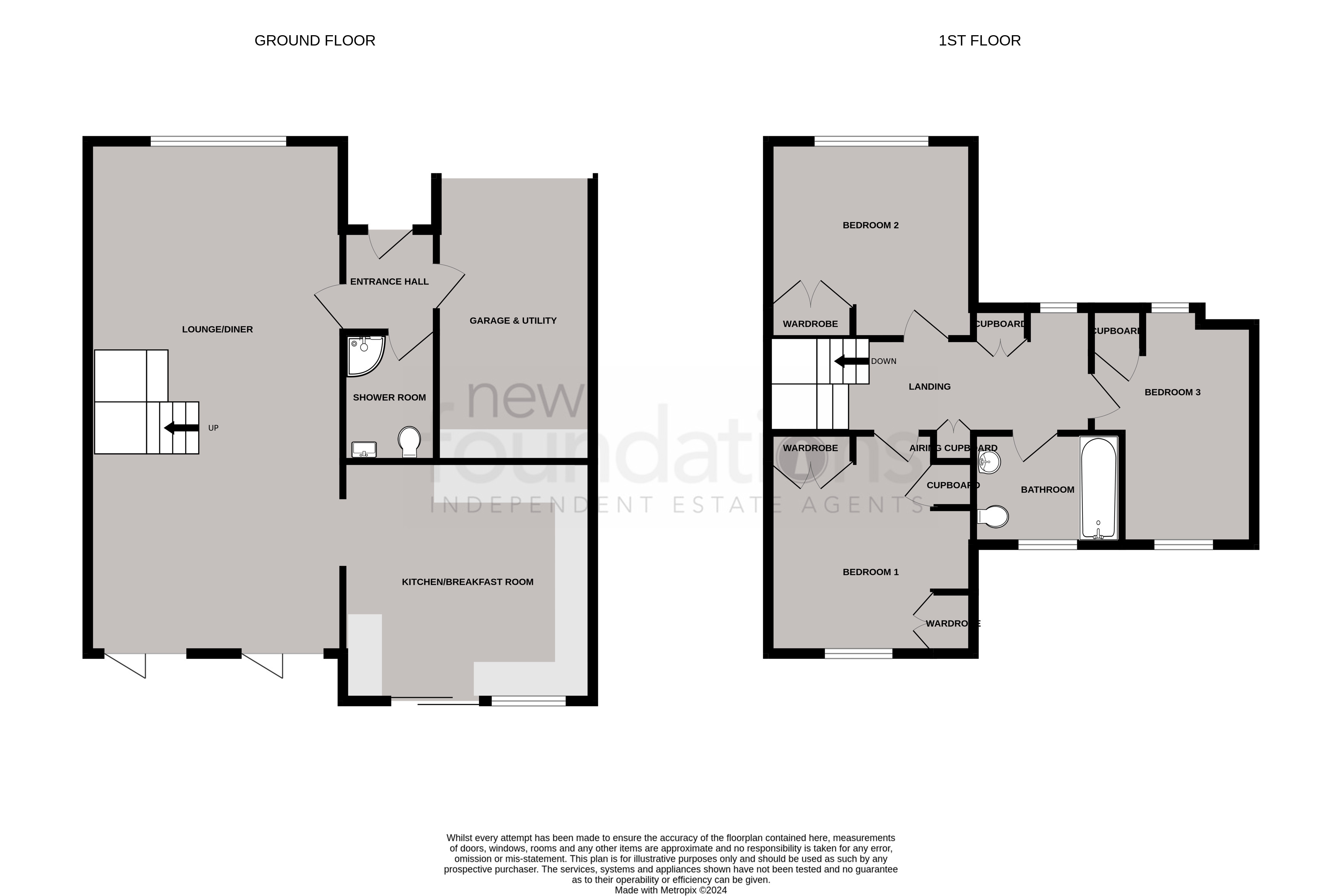 Floorplans For The Ridings, Bexhill-on-Sea, East Sussex