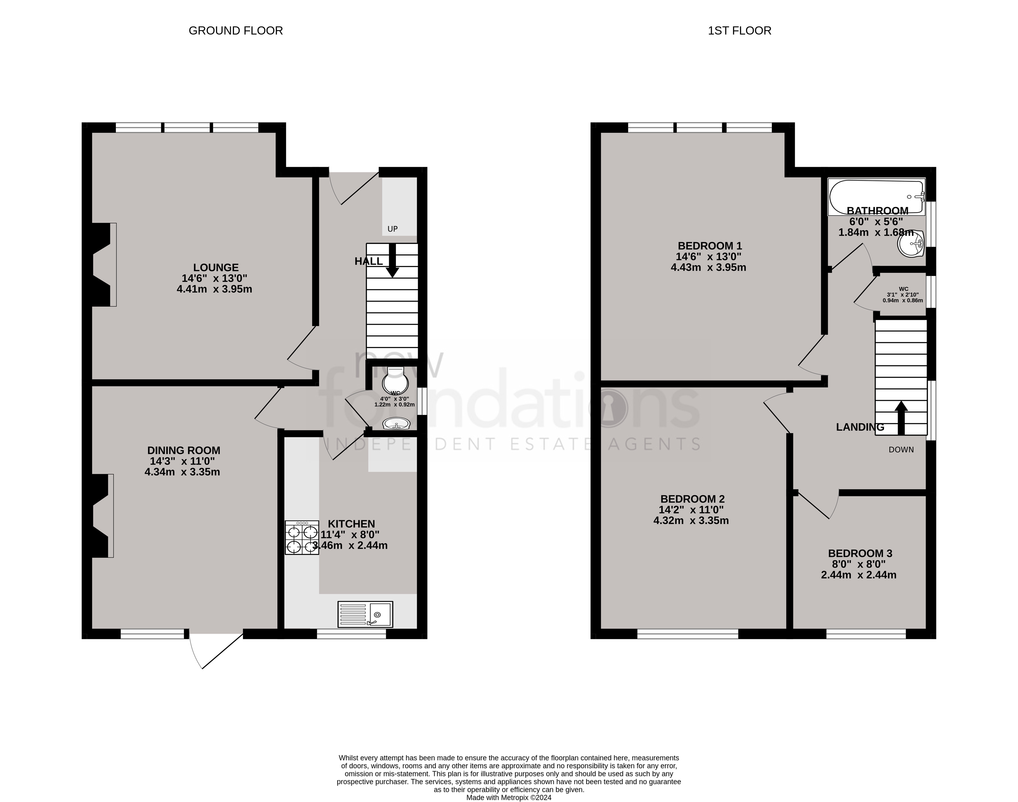 Floorplans For Turkey Road, Bexhill-on-Sea, East Sussex