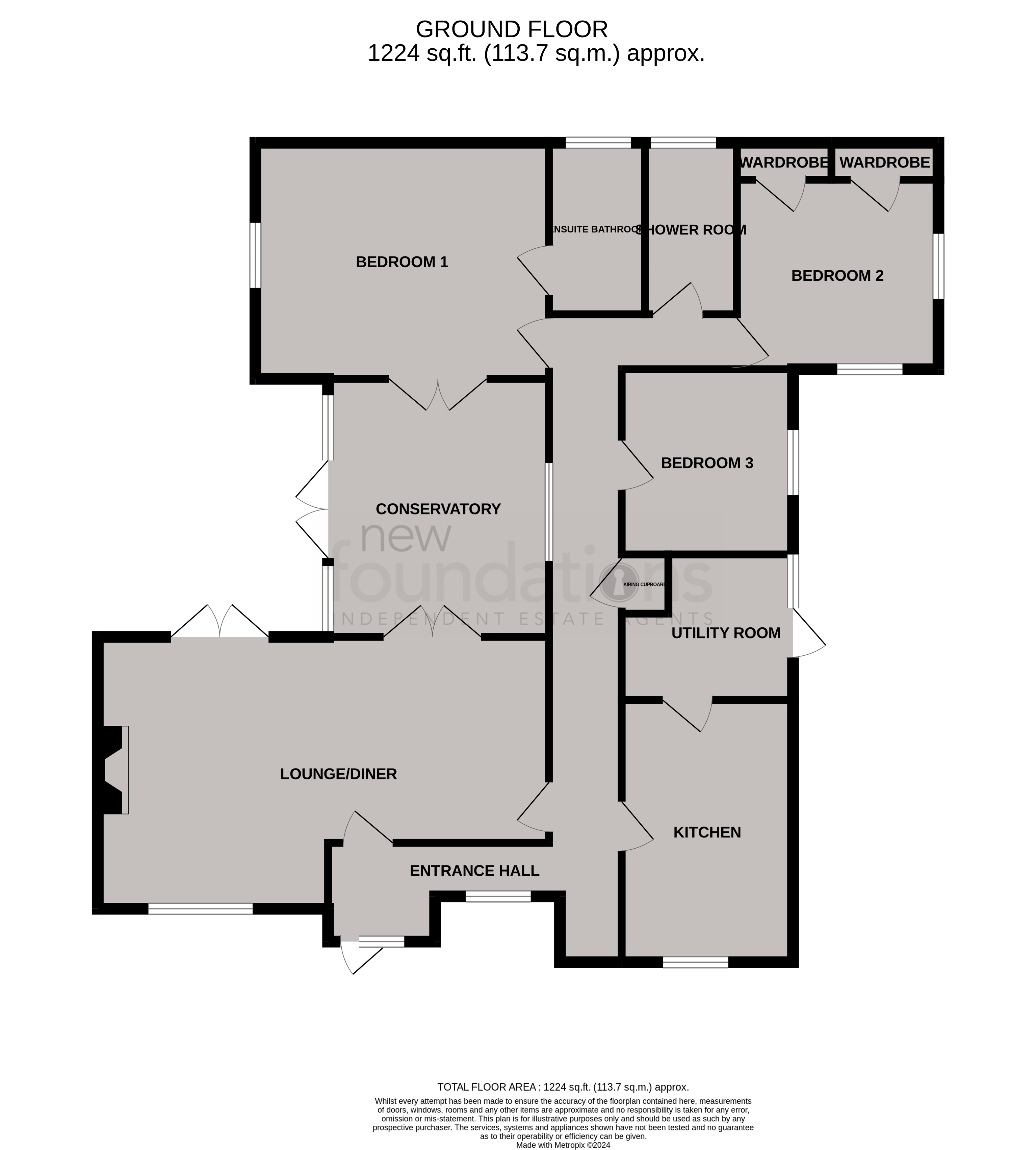 Floorplans For Cranston Avenue, Bexhill-on-Sea, East Sussex