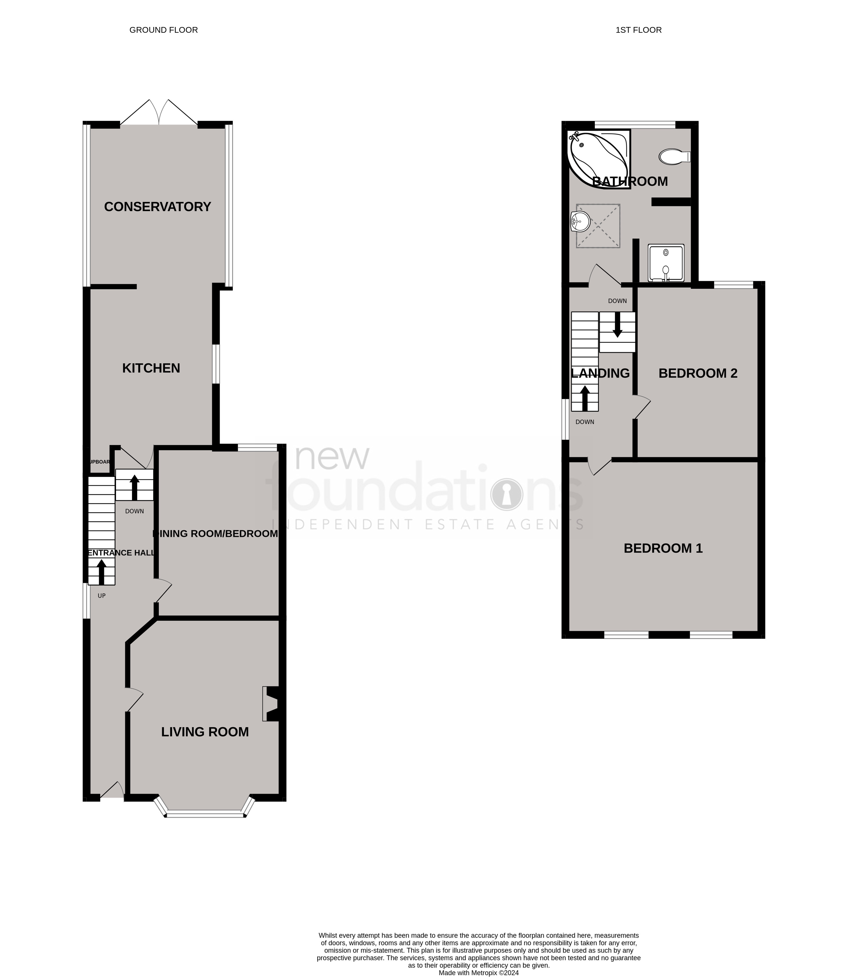 Floorplans For Beaconsfield Road, Bexhill-on-Sea, East Sussex