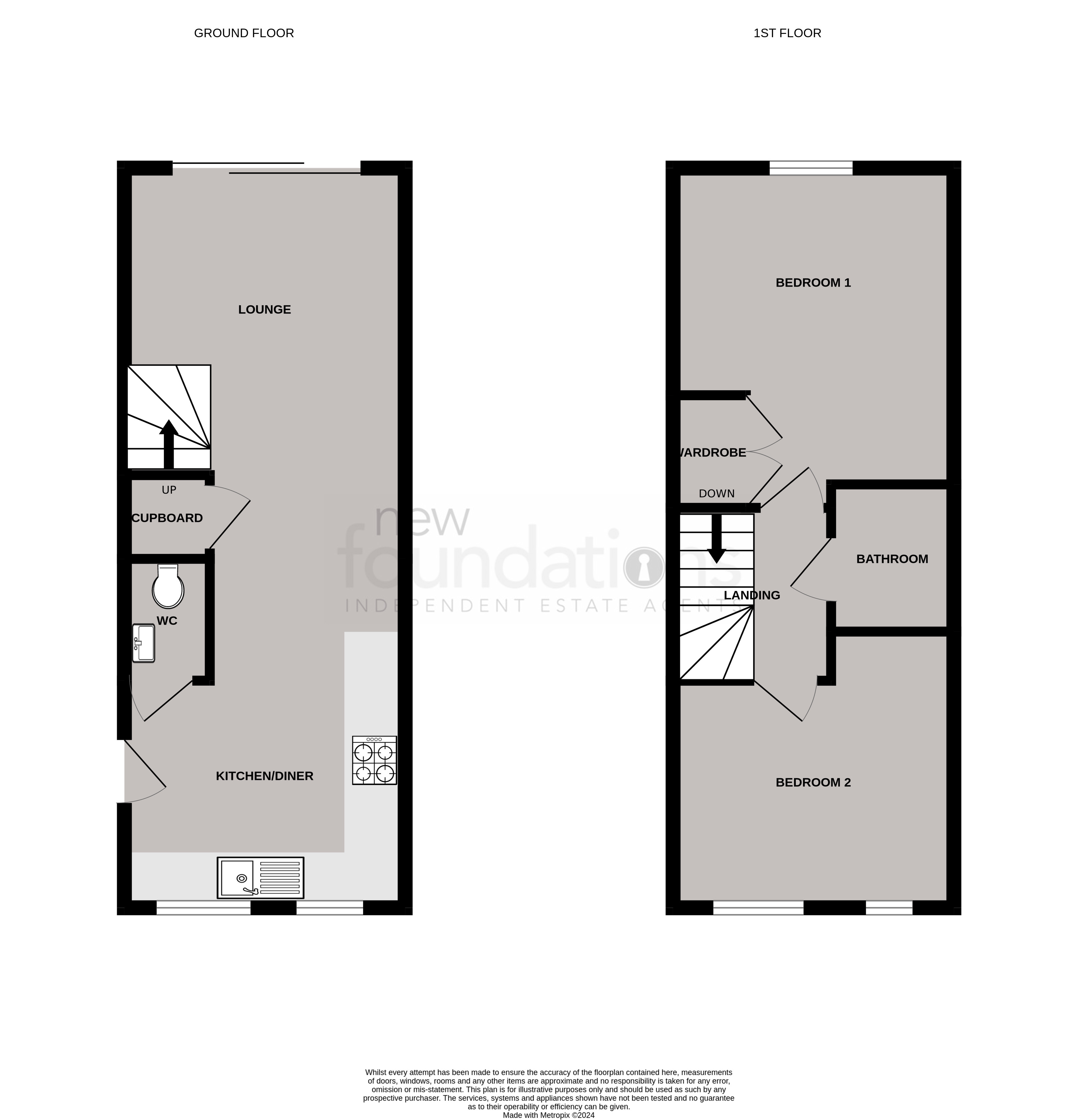 Floorplans For Juniper Place, Bexhill-on-Sea, East Sussex