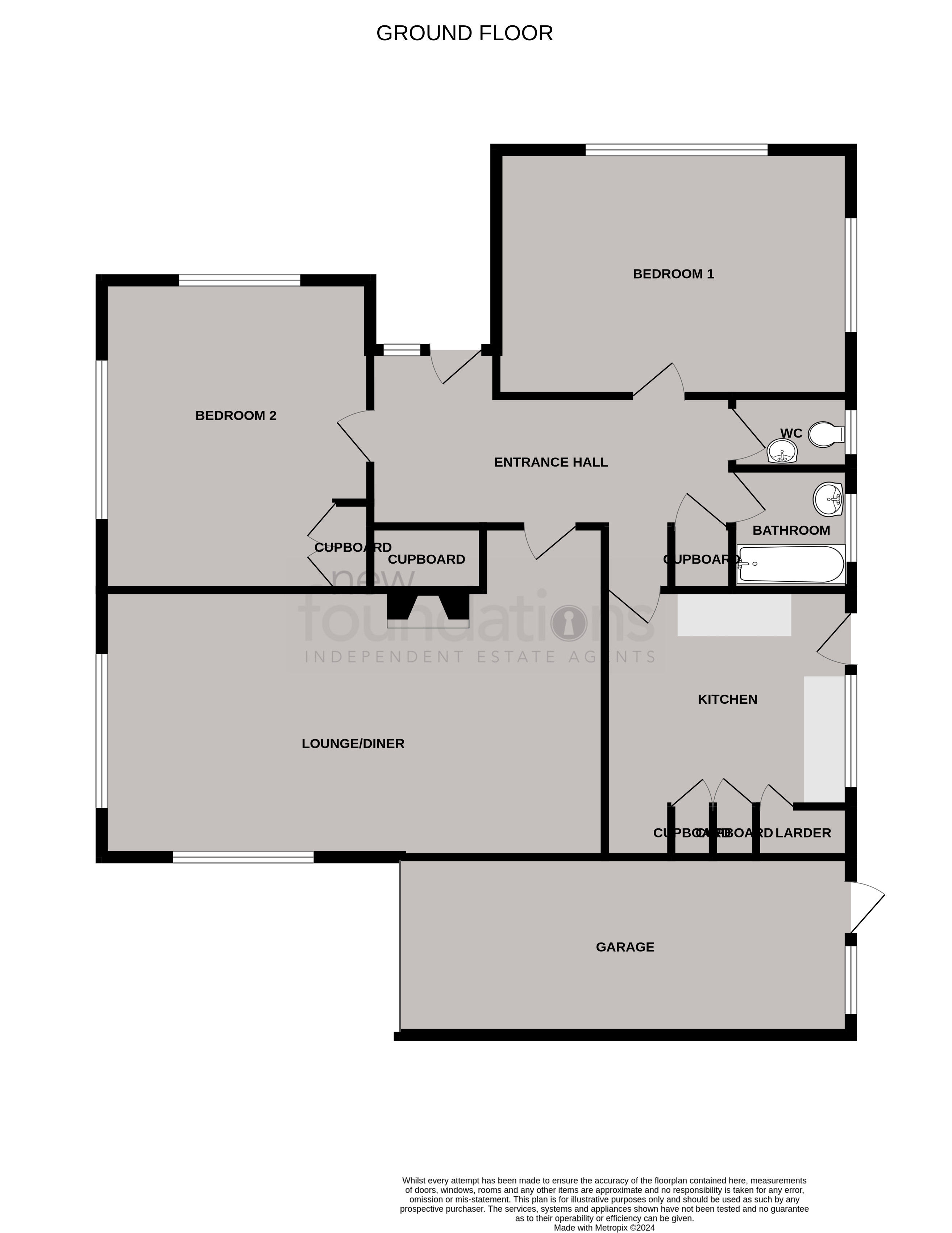 Floorplans For Collington Grove, Bexhill-on-Sea, East Sussex