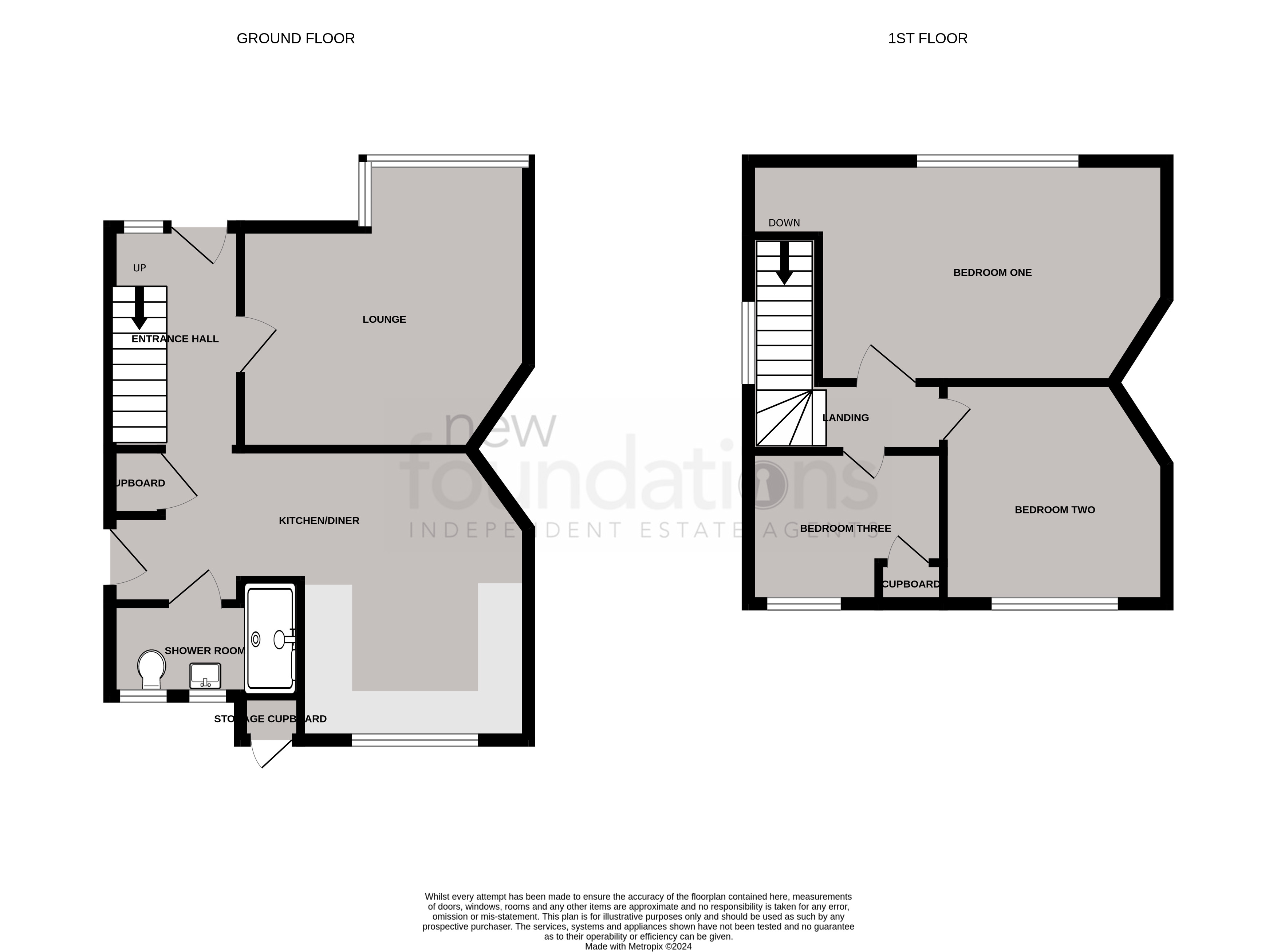 Floorplans For Crowmere Avenue, Bexhill-on-Sea, East Sussex