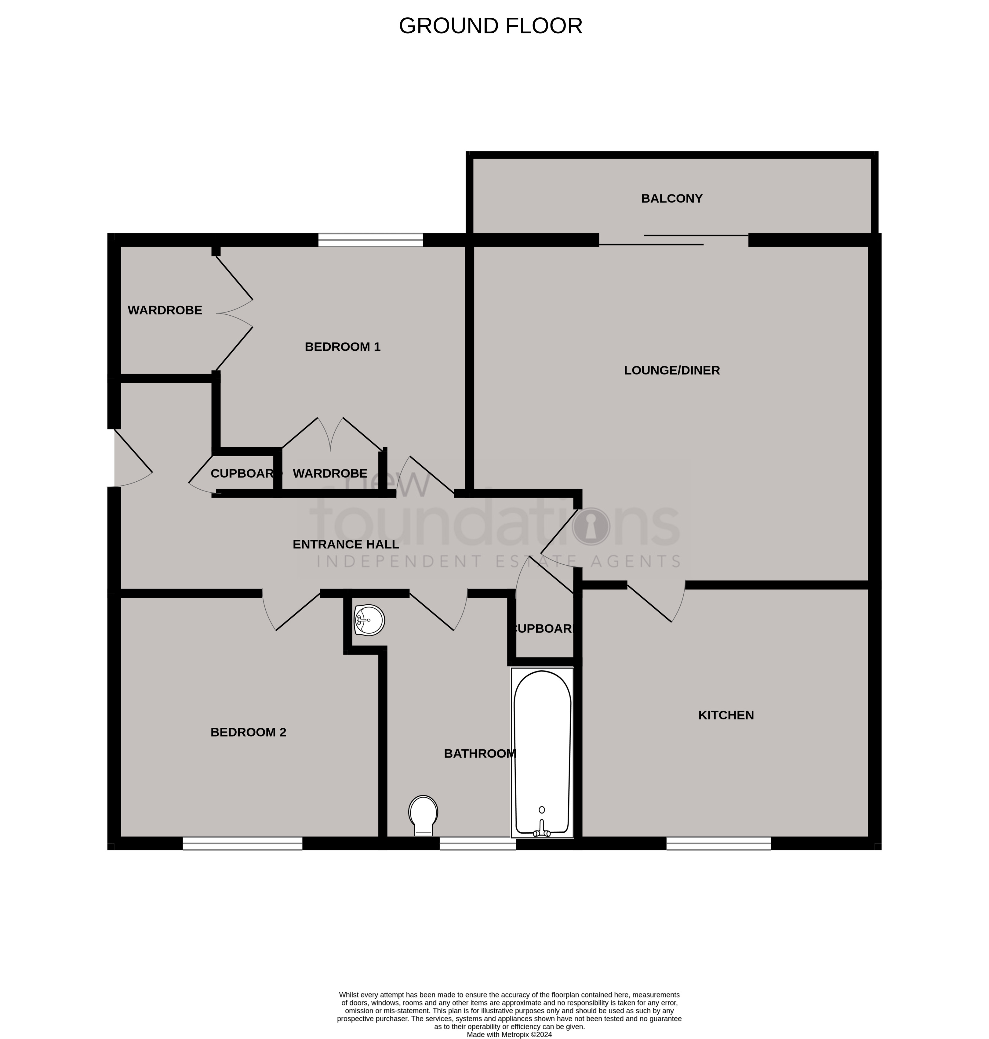 Floorplans For Sutton Place, Bexhill-on-Sea, East Sussex
