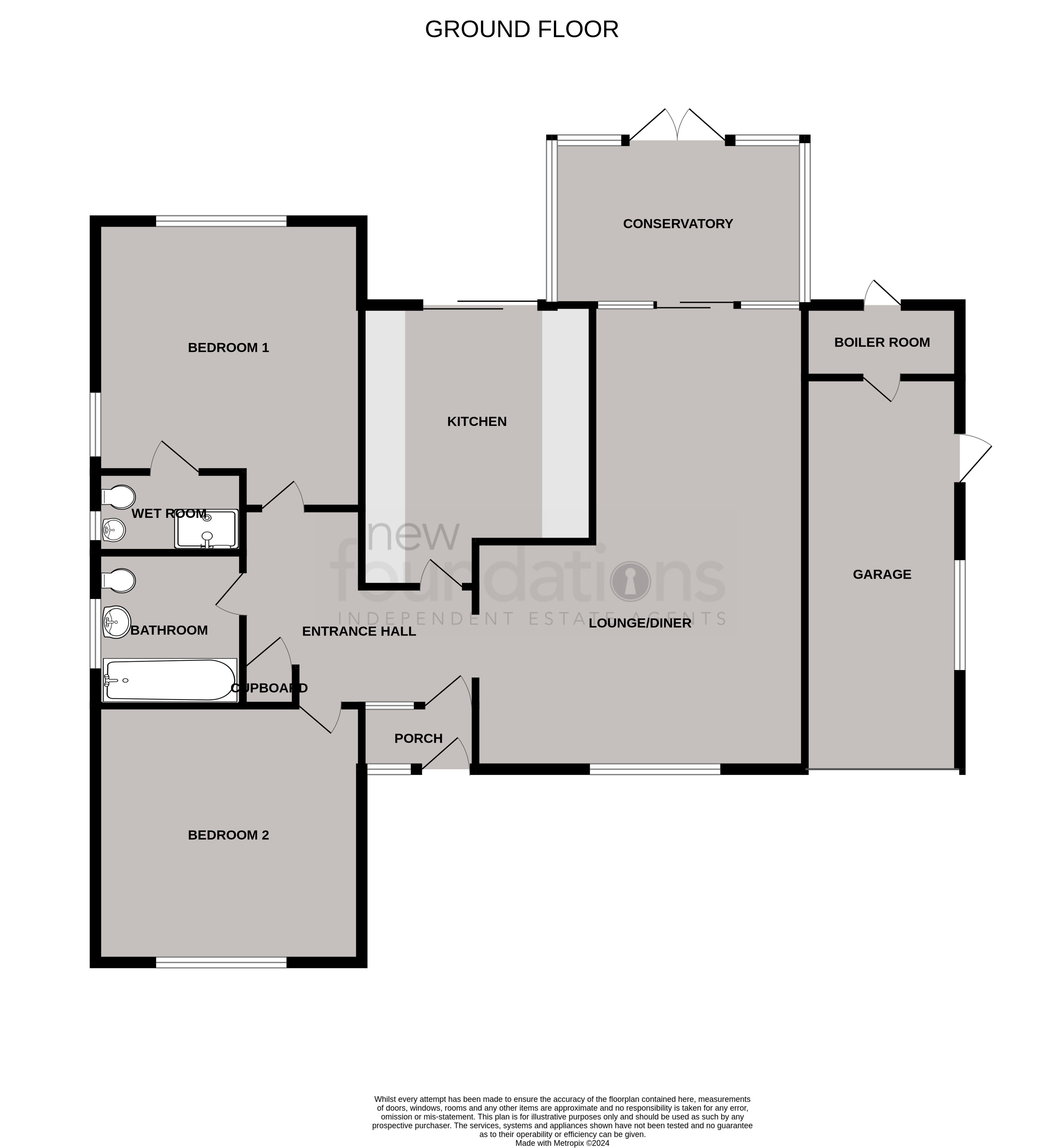 Floorplans For The Barnhams, Bexhill-on-Sea, East Sussex