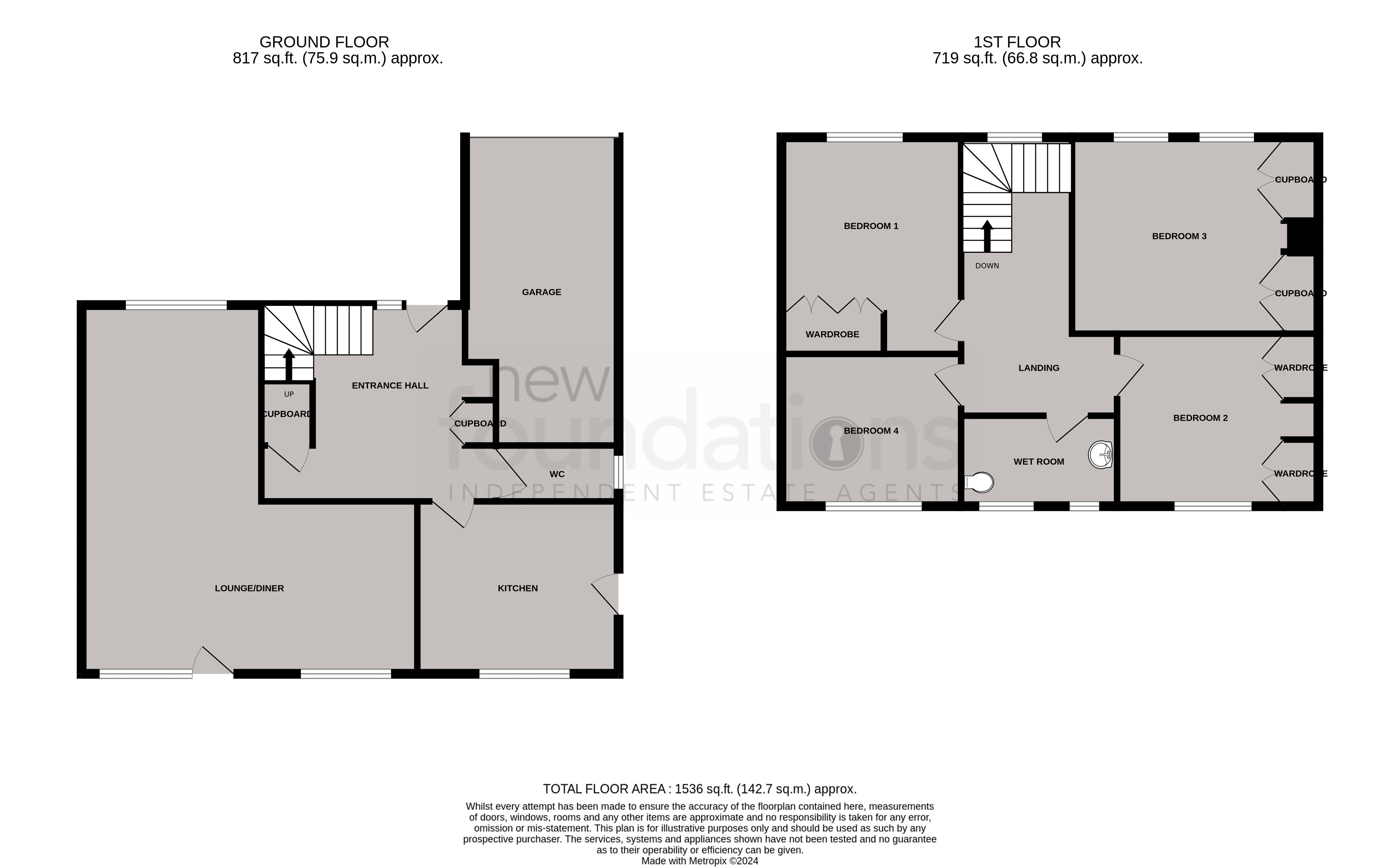 Floorplans For Hawkhurst Way, Bexhill-on-Sea, East Sussex