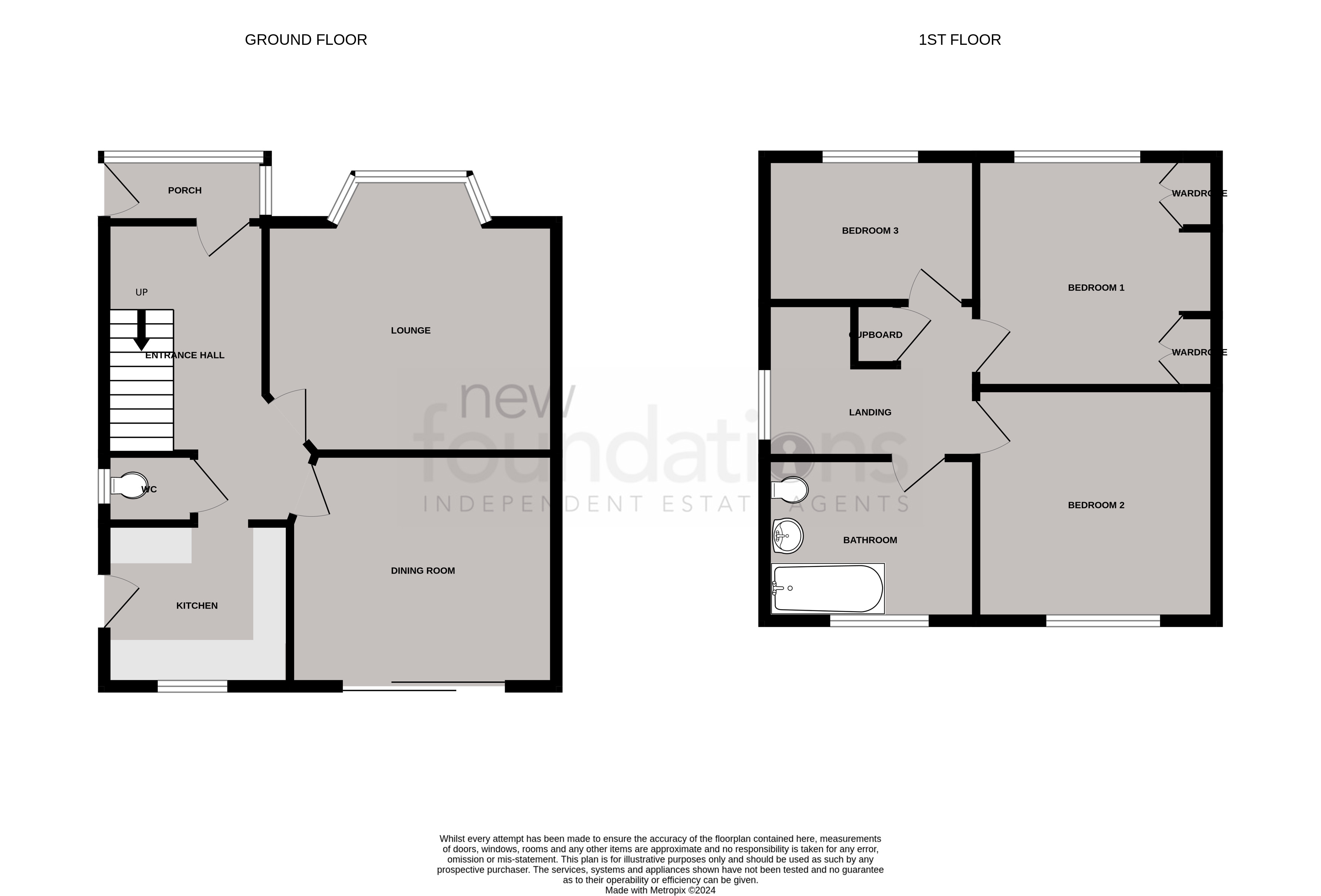 Floorplans For St James Avenue, Bexhill-on-Sea, East Sussex