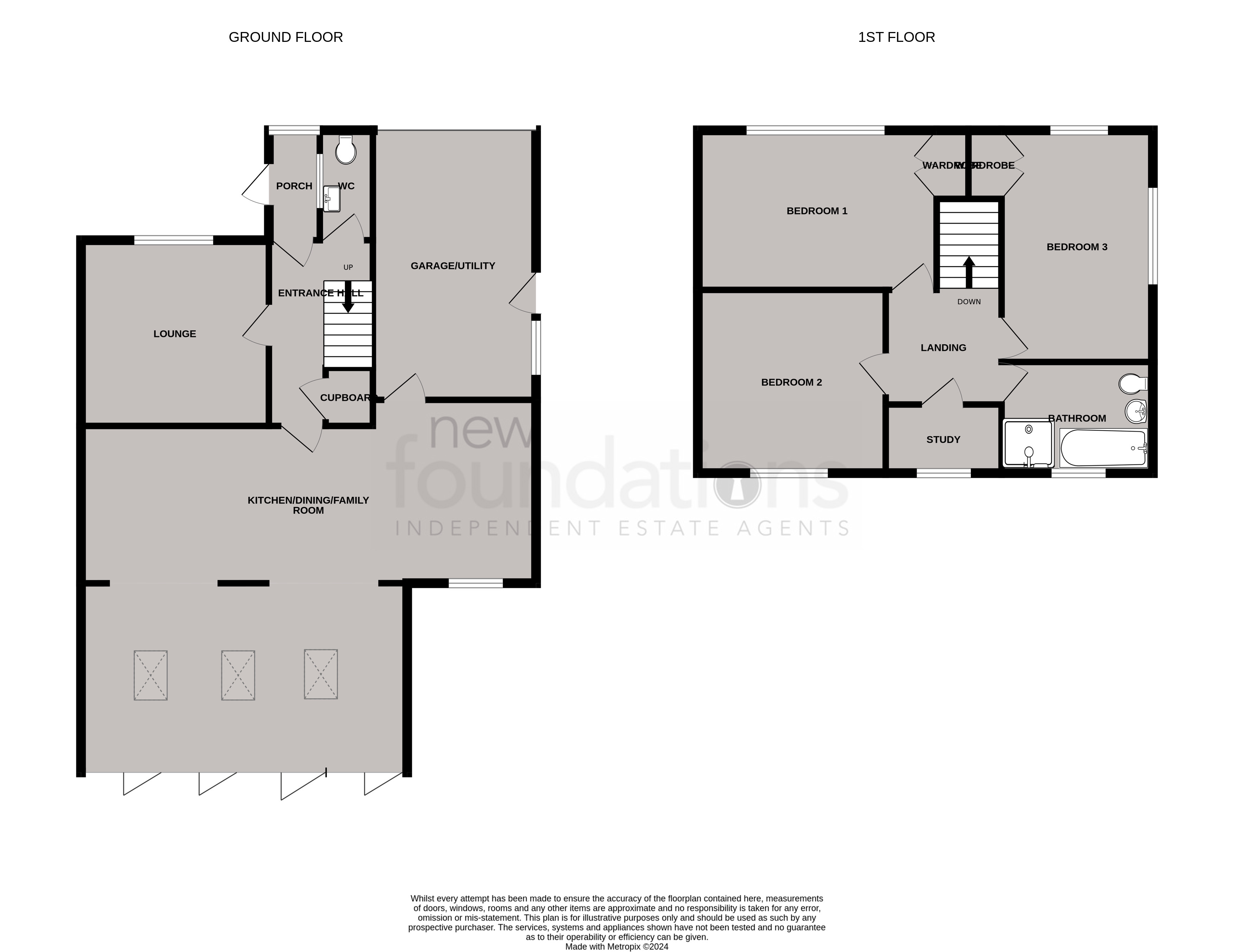 Floorplans For Sandown Way, Bexhill-on-Sea, East Sussex