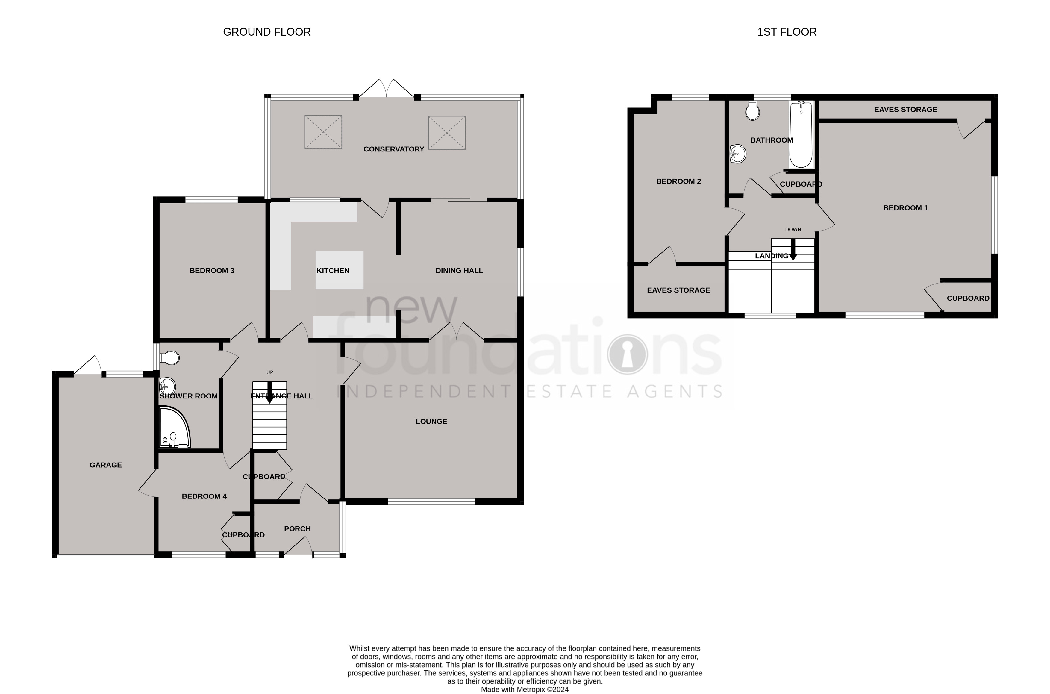 Floorplans For Kewhurst Avenue, Bexhill-on-Sea, East Sussex