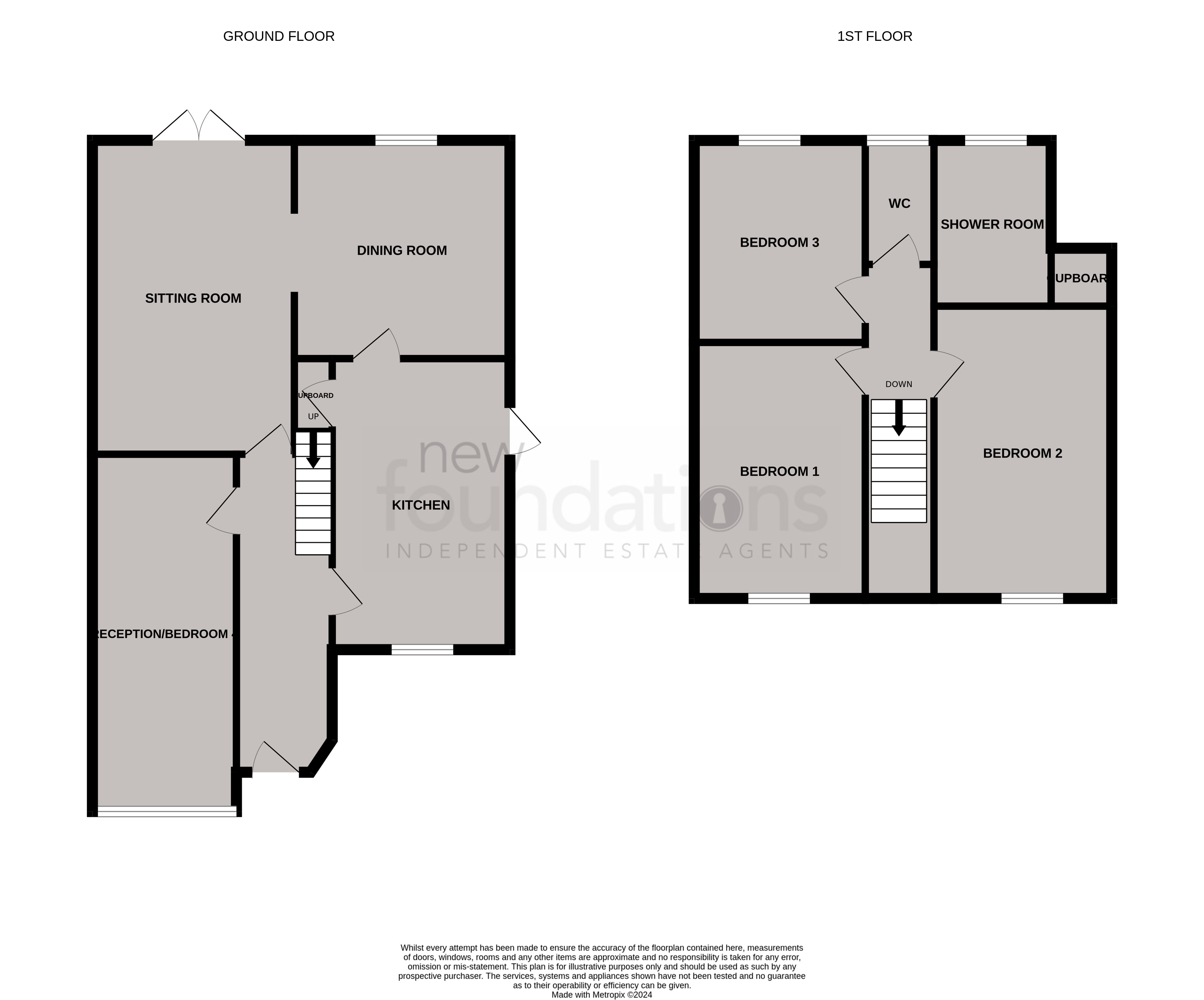 Floorplans For Seabourne Road, Bexhill-on-Sea, East Sussex