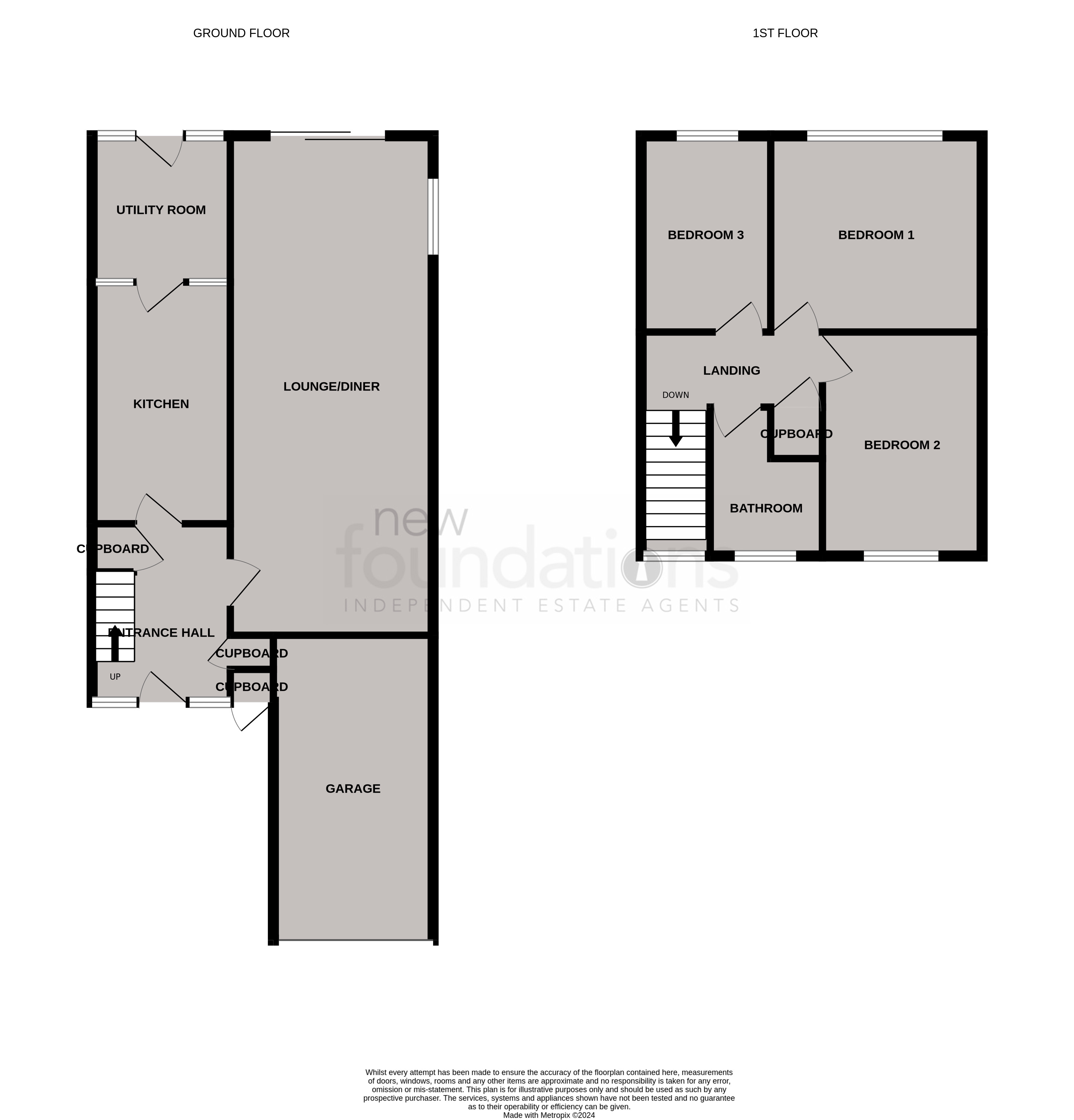 Floorplans For Ridgewood Gardens, Bexhill-on-Sea, East Sussex