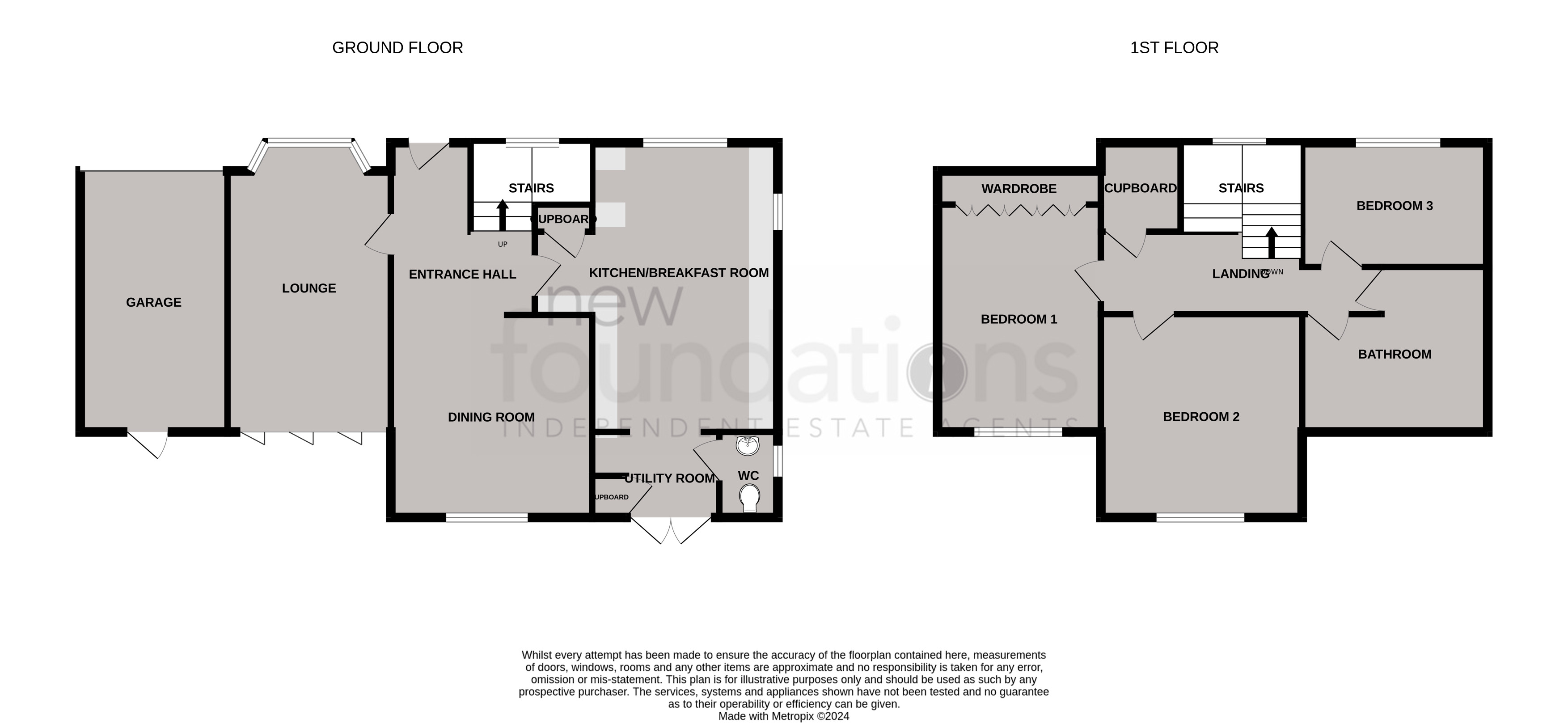 Floorplans For De la Warr Road, Bexhill-on-Sea, East Sussex