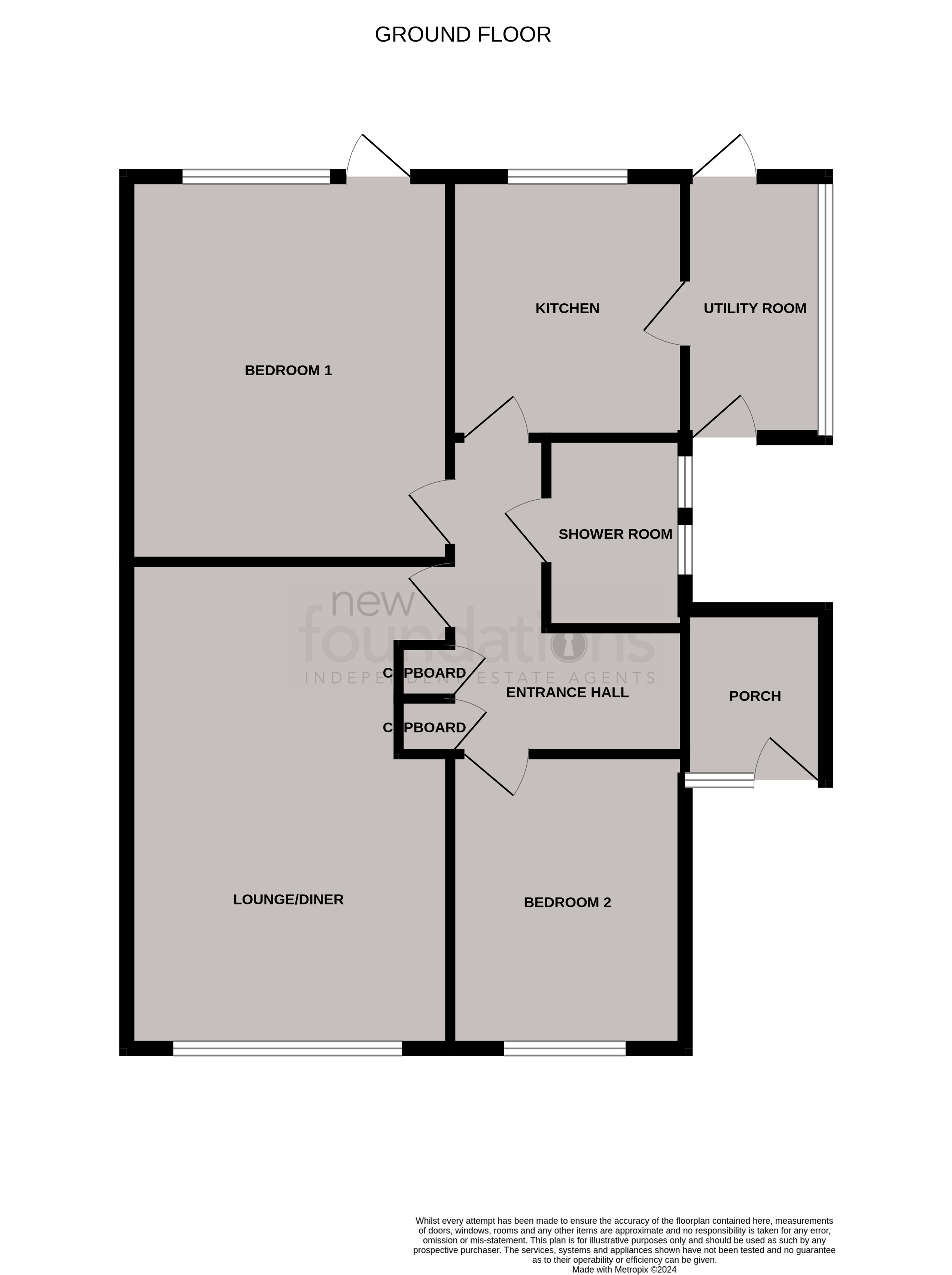 Floorplans For Cardinals Close, Bexhill-on-Sea, East Sussex