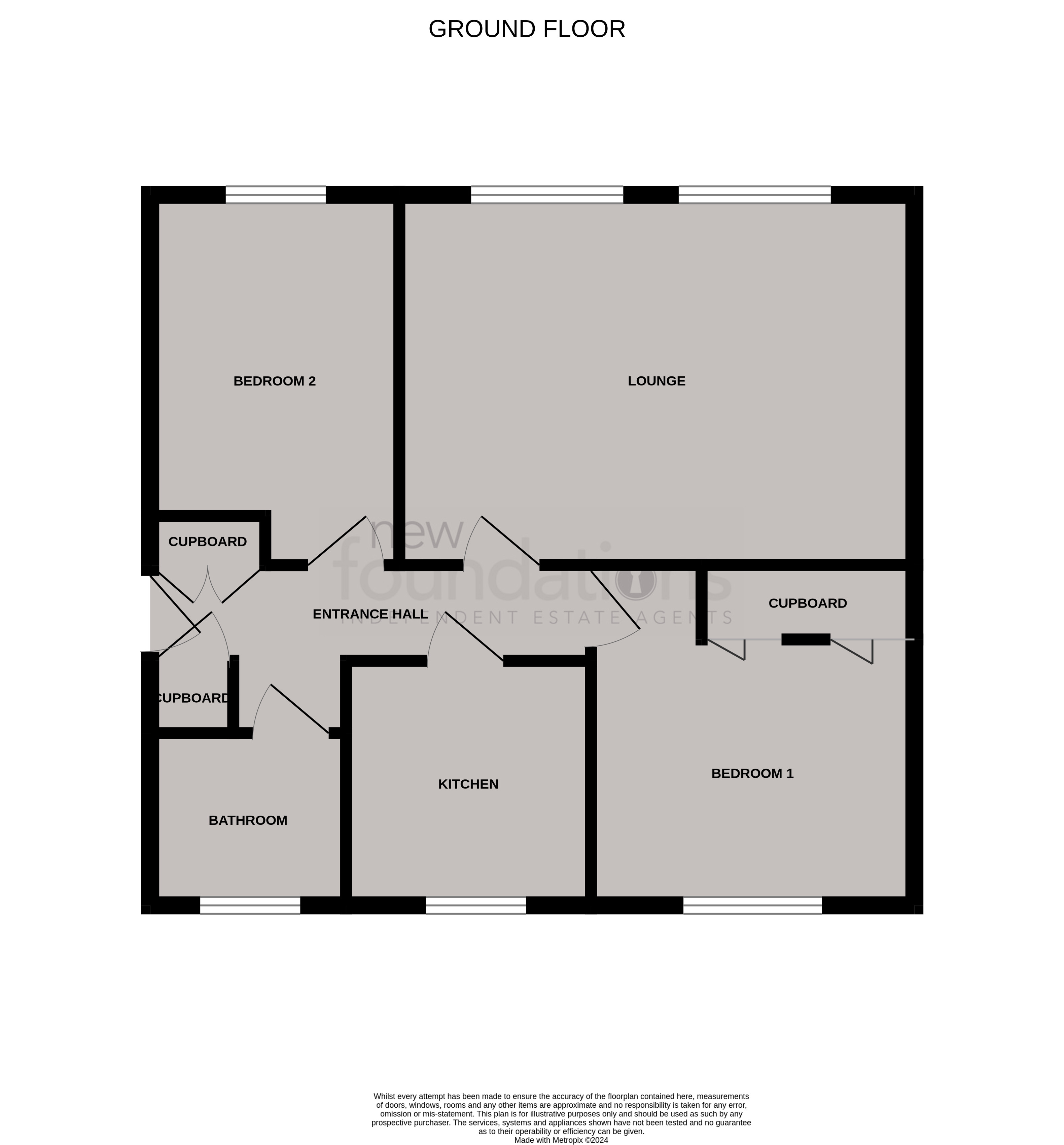 Floorplans For Rotherfield Avenue, Bexhill-on-Sea, East Sussex