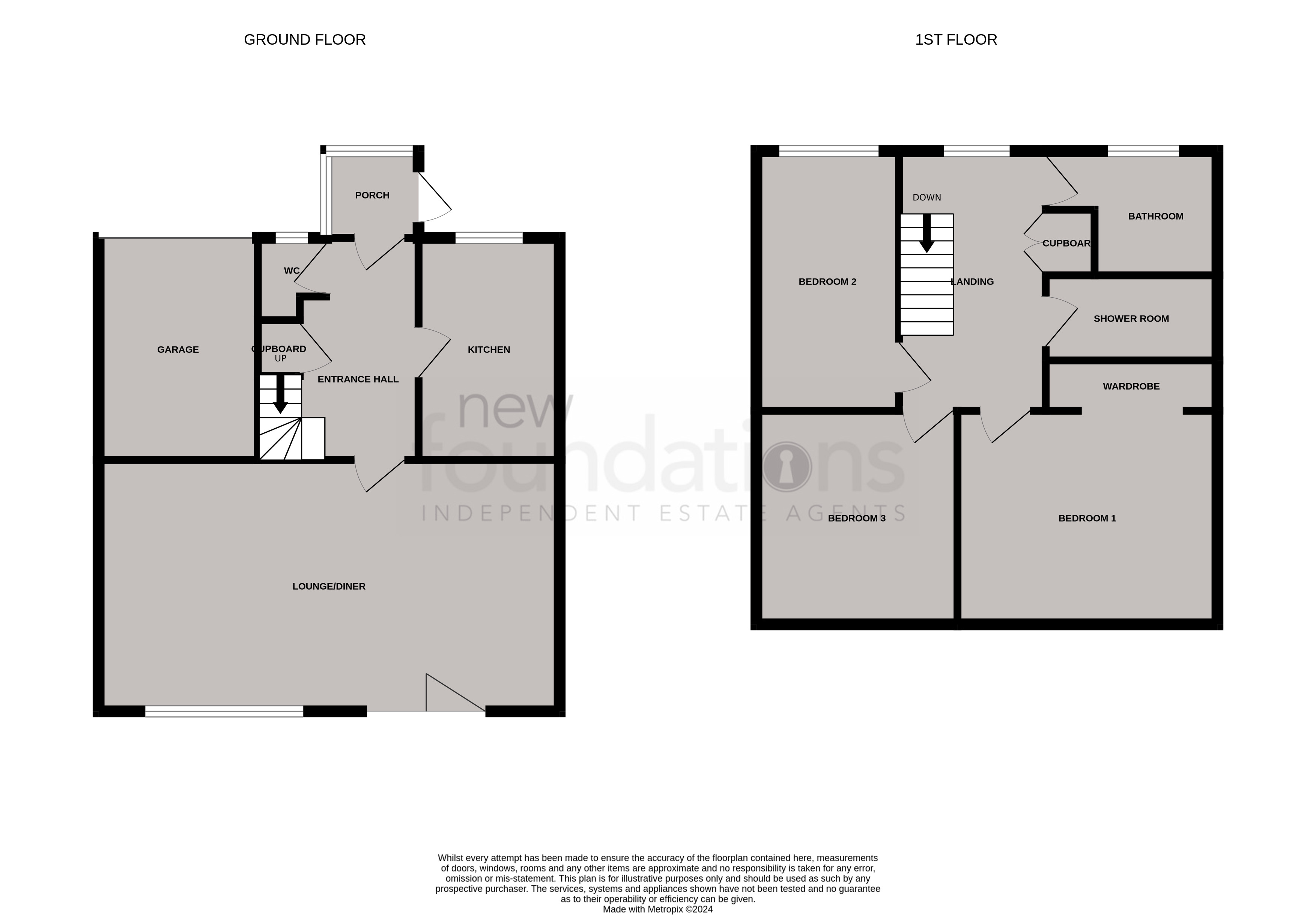 Floorplans For Tiverton Drive, Bexhill-on-Sea, East Sussex