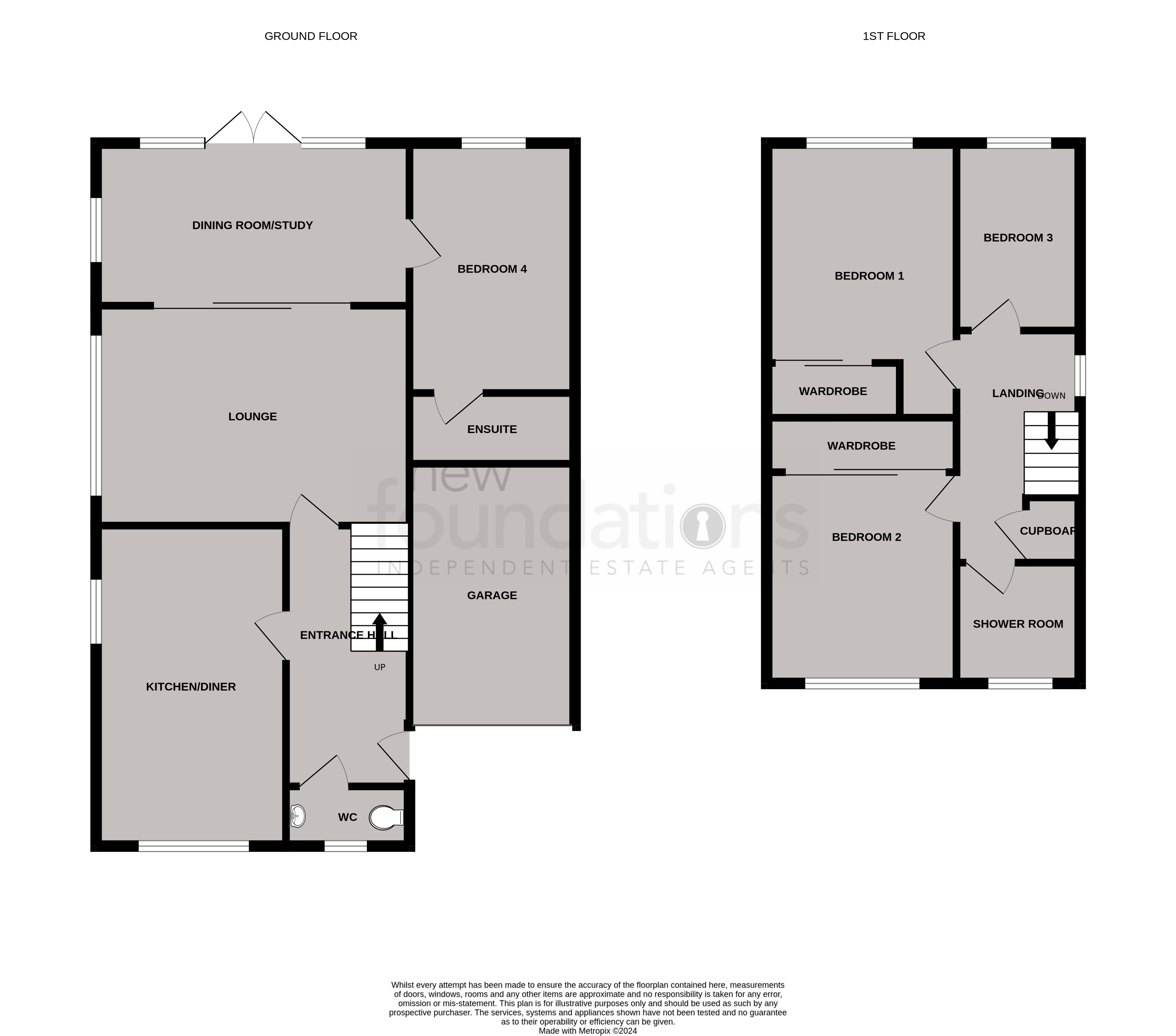 Floorplans For Wentworth Close, Bexhill-on-Sea, East Sussex